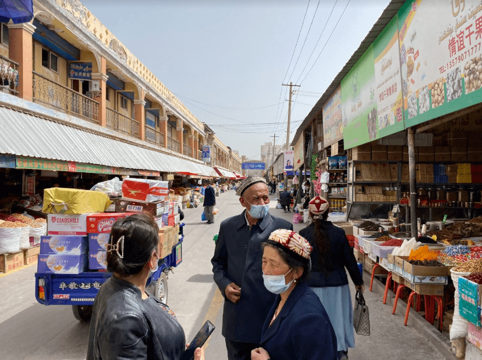 duppi ,mask kashgar china pandemic