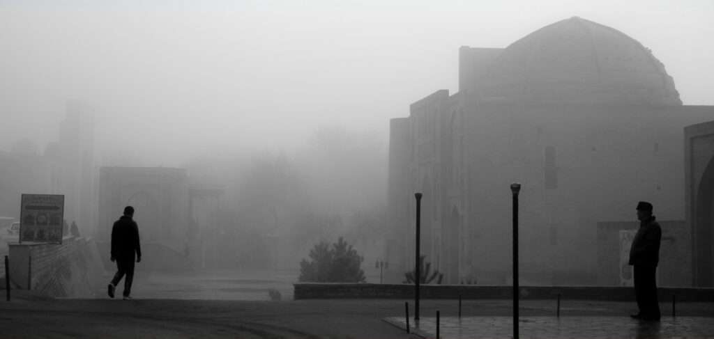 Fog in Bukhara