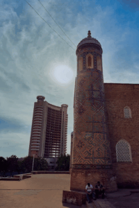 Ouzbékistan madrasa Kukeldach minaret